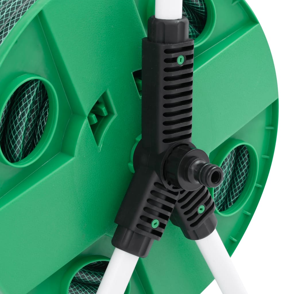 Schlauchtrommel Freistehend Grün mit 20 m Schlauch PVC