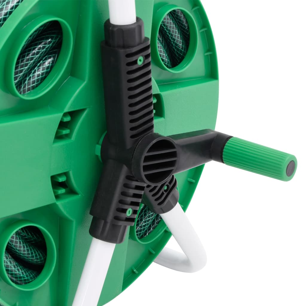 Schlauchtrommel Freistehend Grün mit 30 m Schlauch PVC
