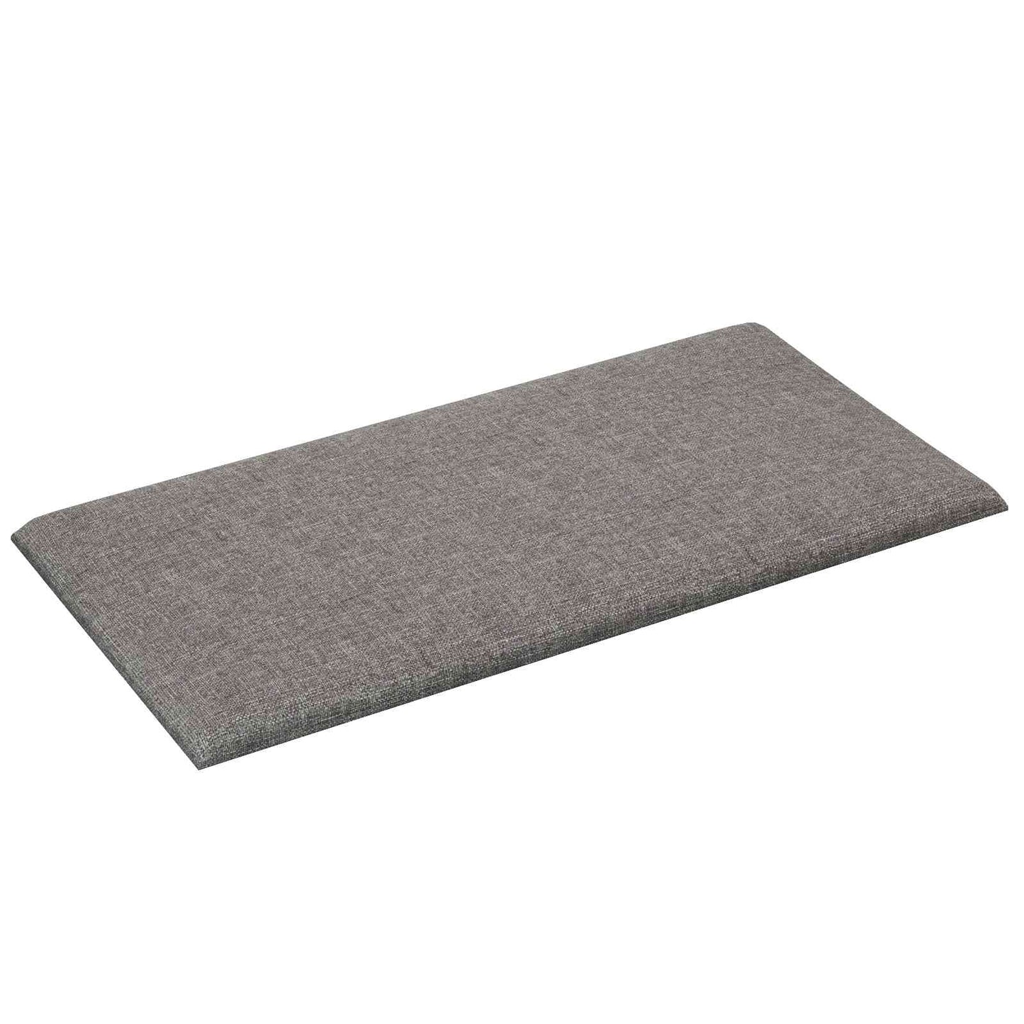Wandkopfteilen 12 pcs 30 x 15 cm Hellgrau Stoff