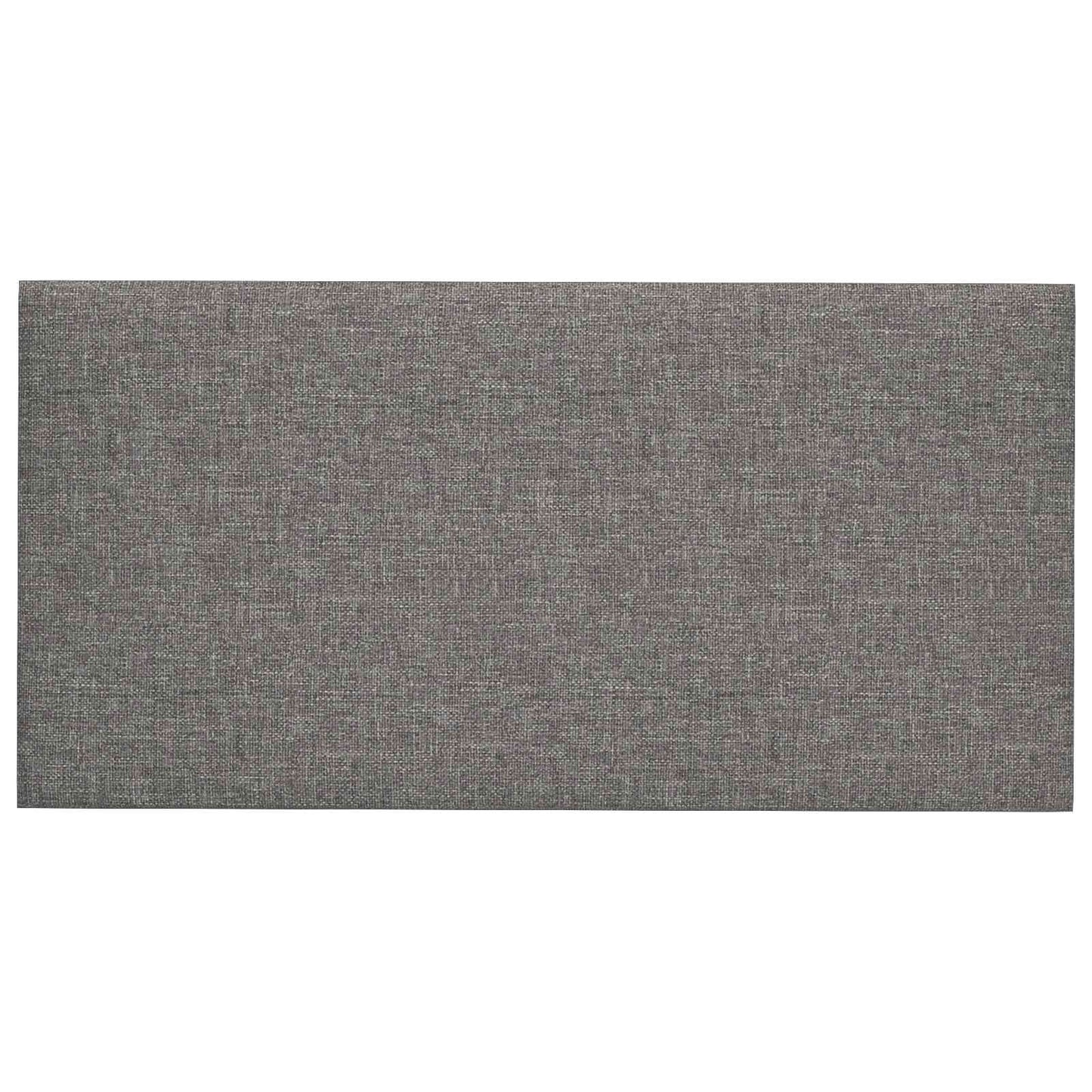 Wandkopfteilen 12 pcs 30 x 15 cm Hellgrau Stoff