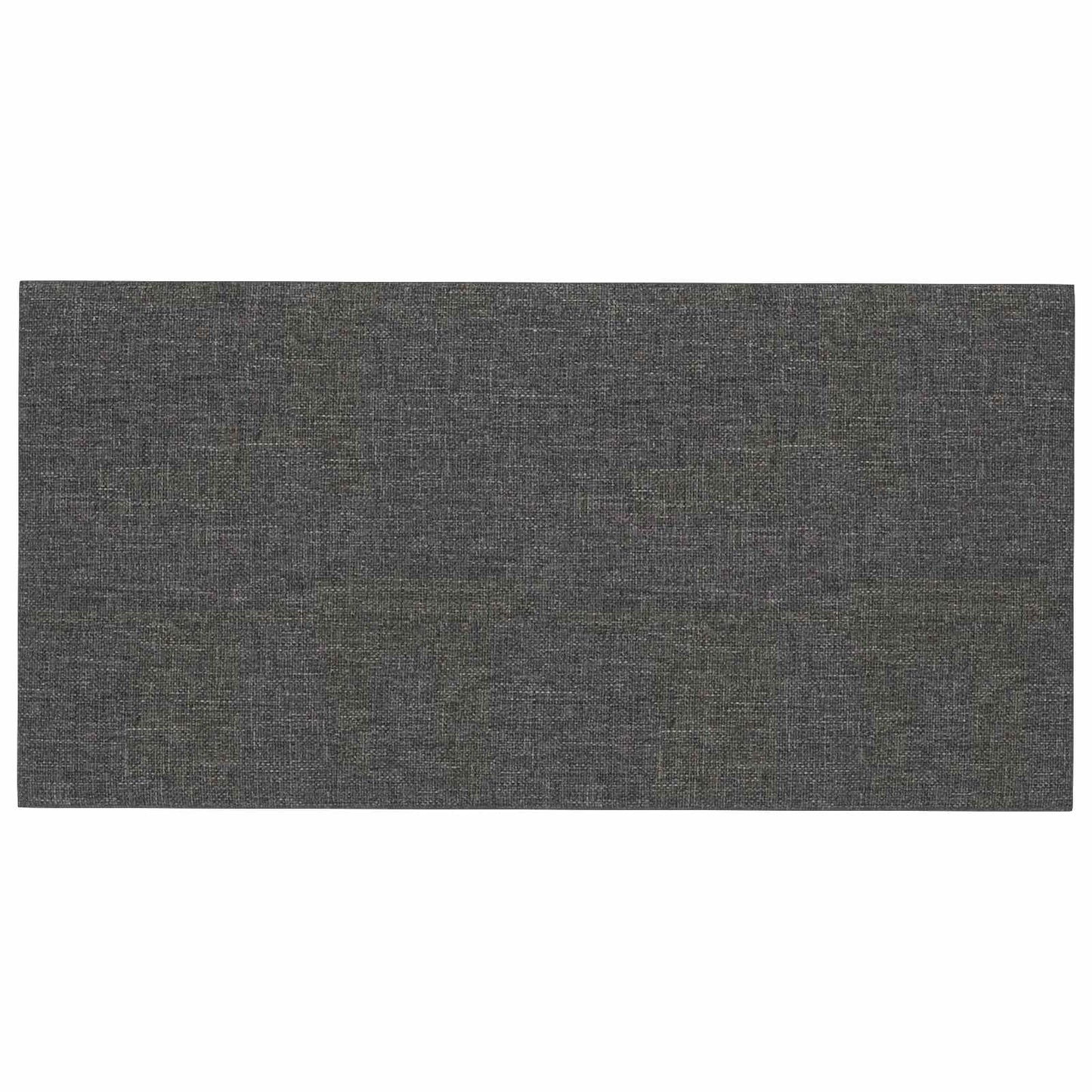 Wandkopfteilen 12 pcs 30 x 15 cm Dunkelgrau Stoff