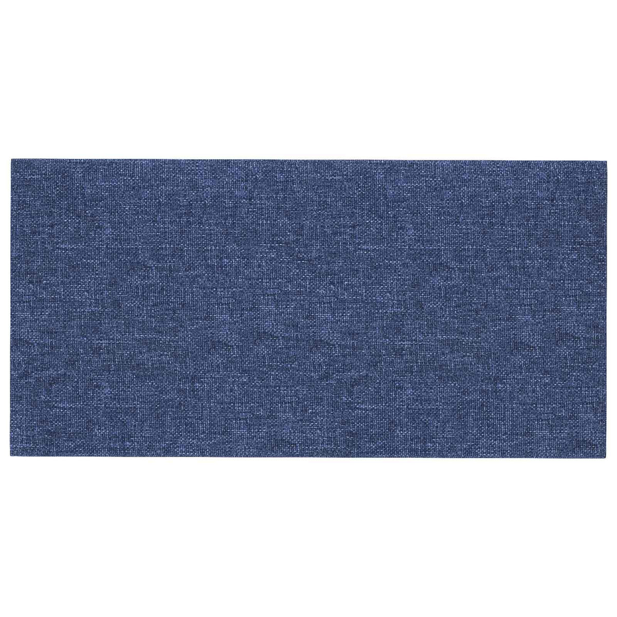 Wandkopfteilen 12 stk. 30 x 15 cm Blau Stoff