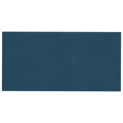 Wandkopfteilen 12 stk. Blau Samt