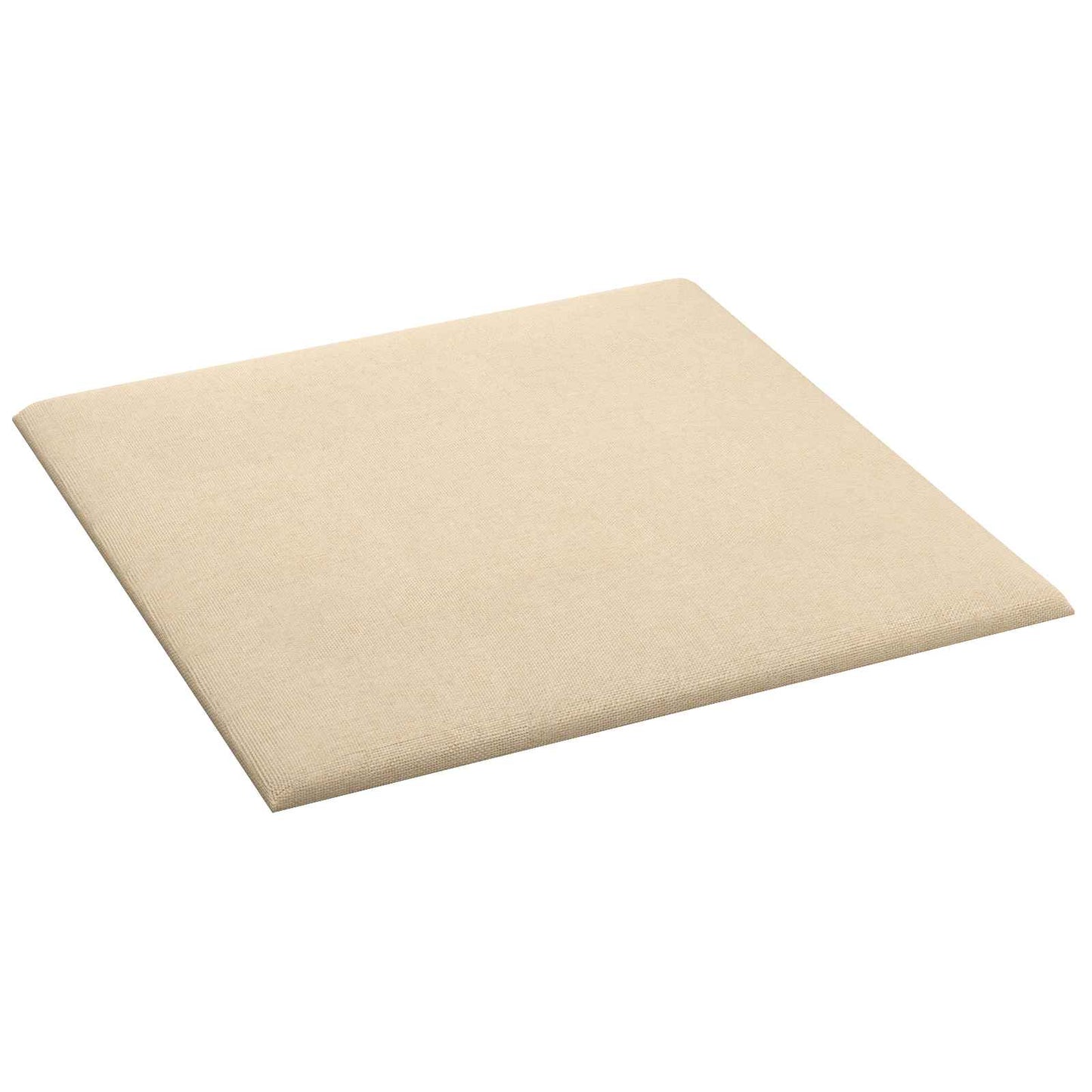 Wandkopfteilen 12 pcs 30 x 30 cm Creme Stoff