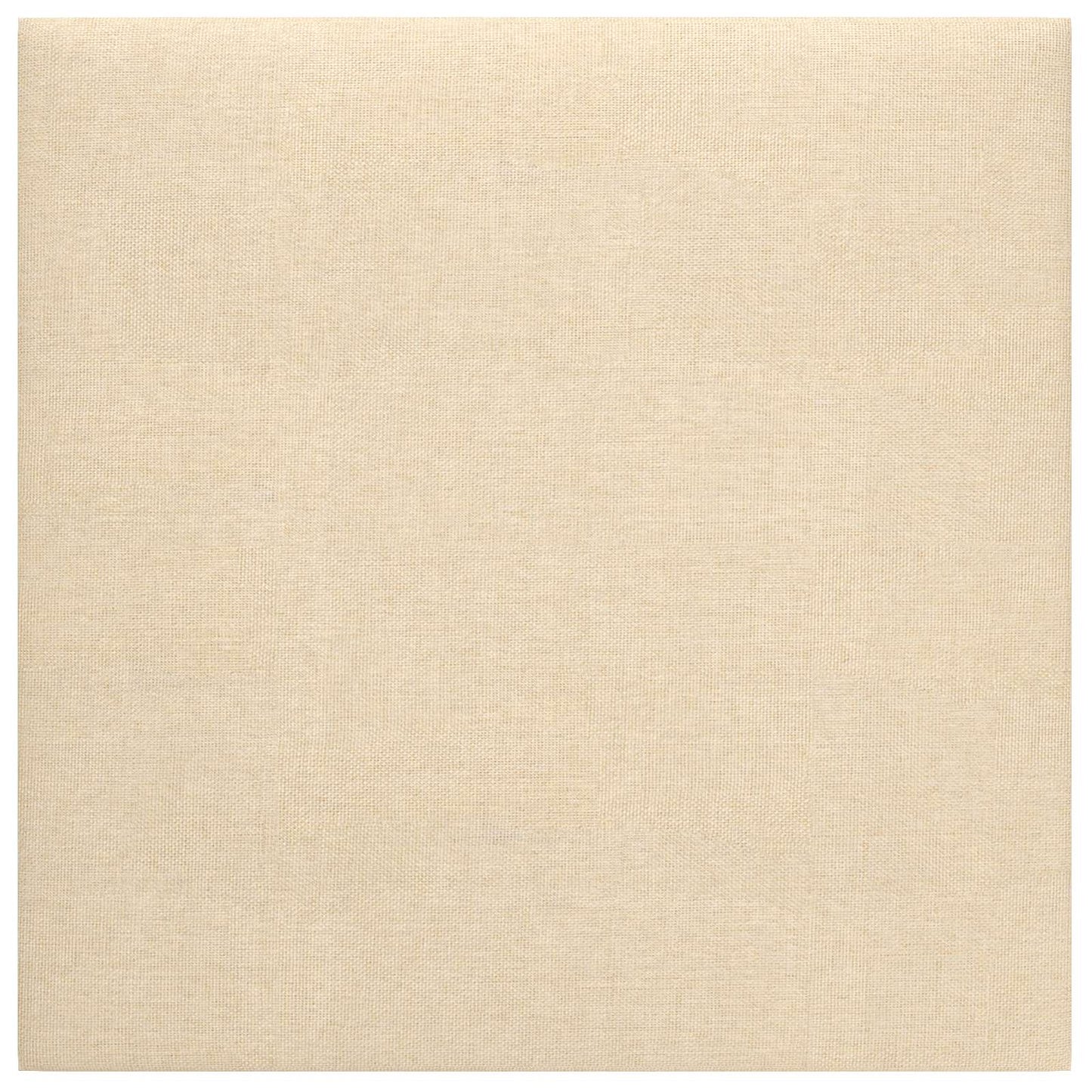 Wandkopfteilen 12 pcs 30 x 30 cm Creme Stoff