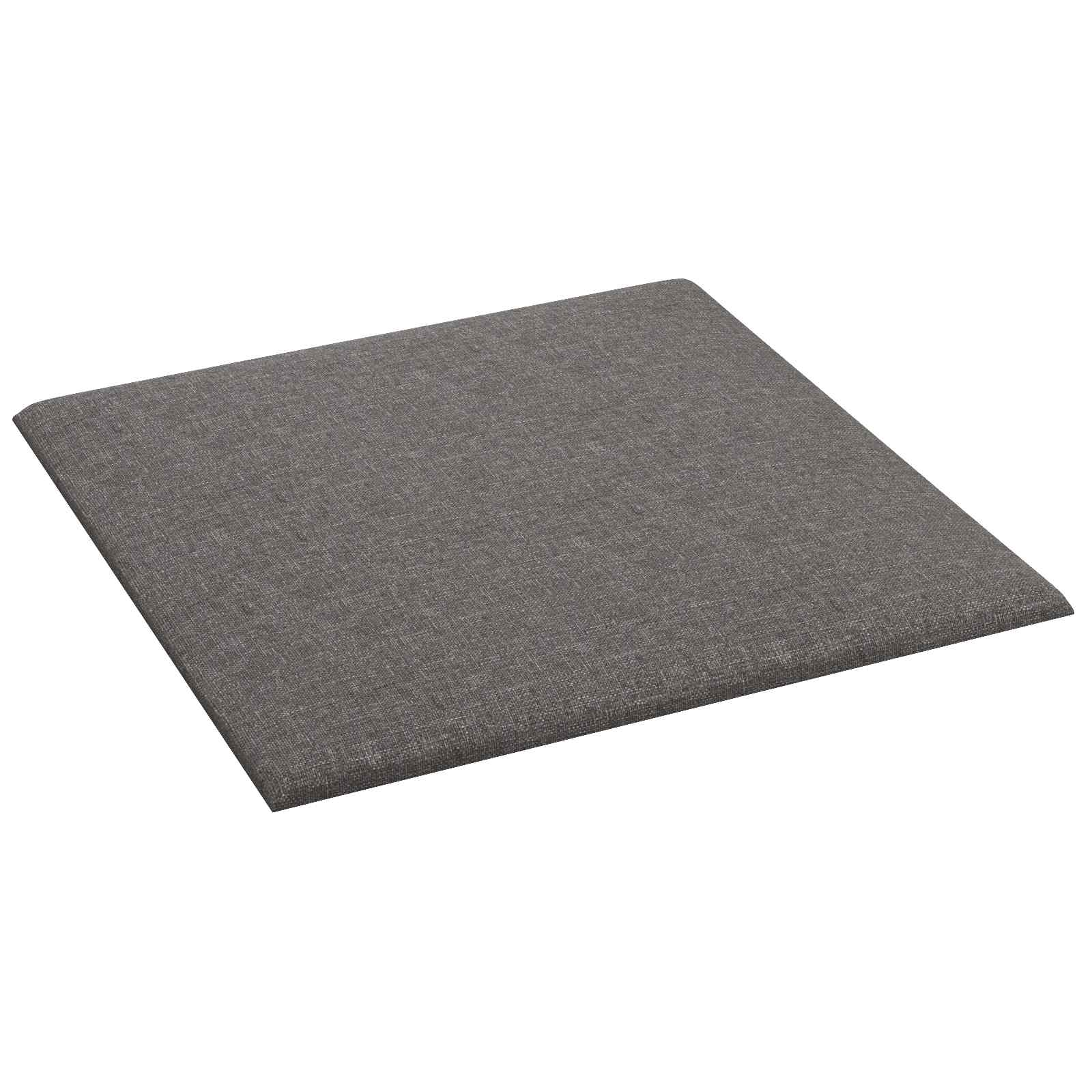 Wandkopfteilen 12 pcs 30 x 30 cm Hellgrau Stoff