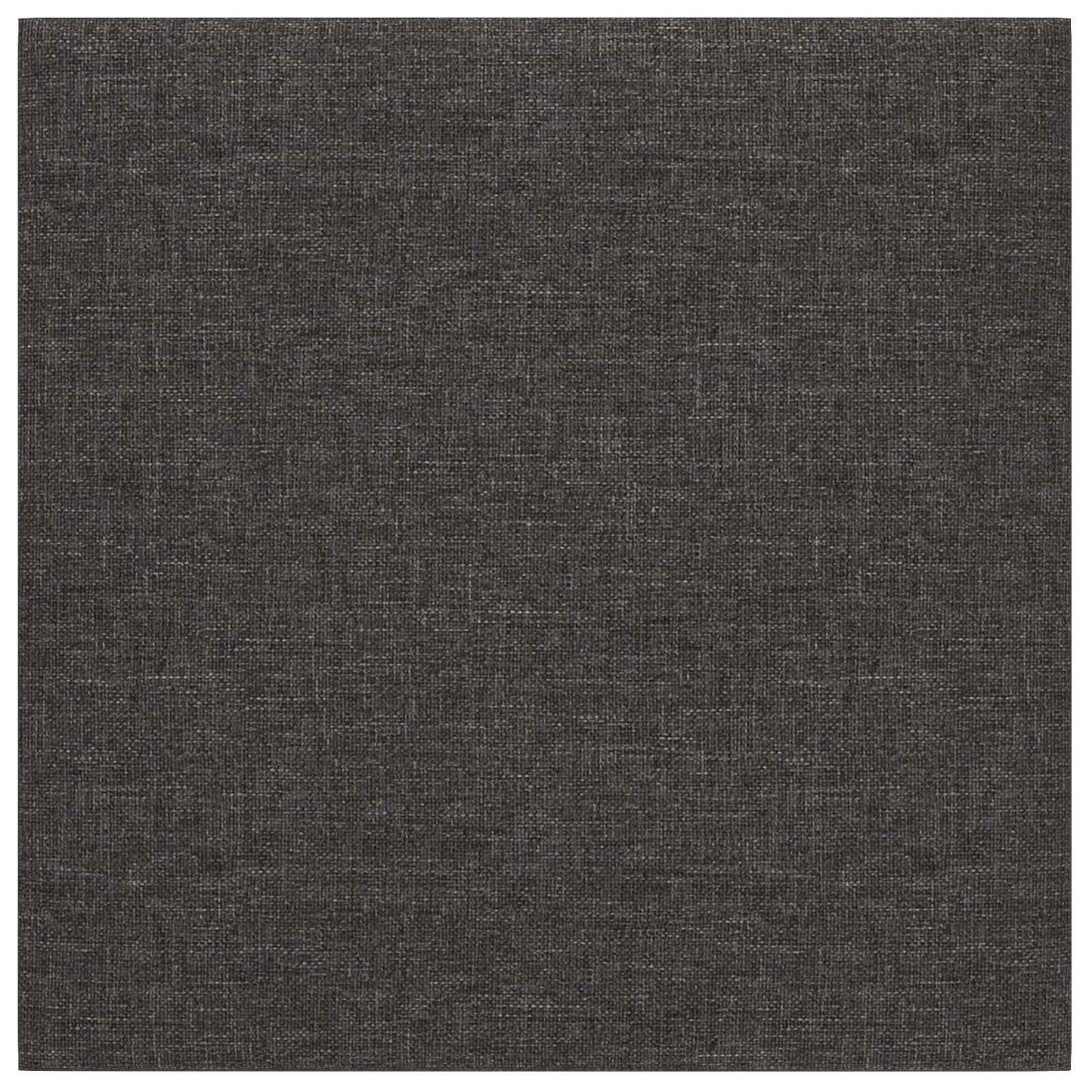 Wandkopfteilen 12 pcs 30 x 30 cm Dunkelgrau Stoff