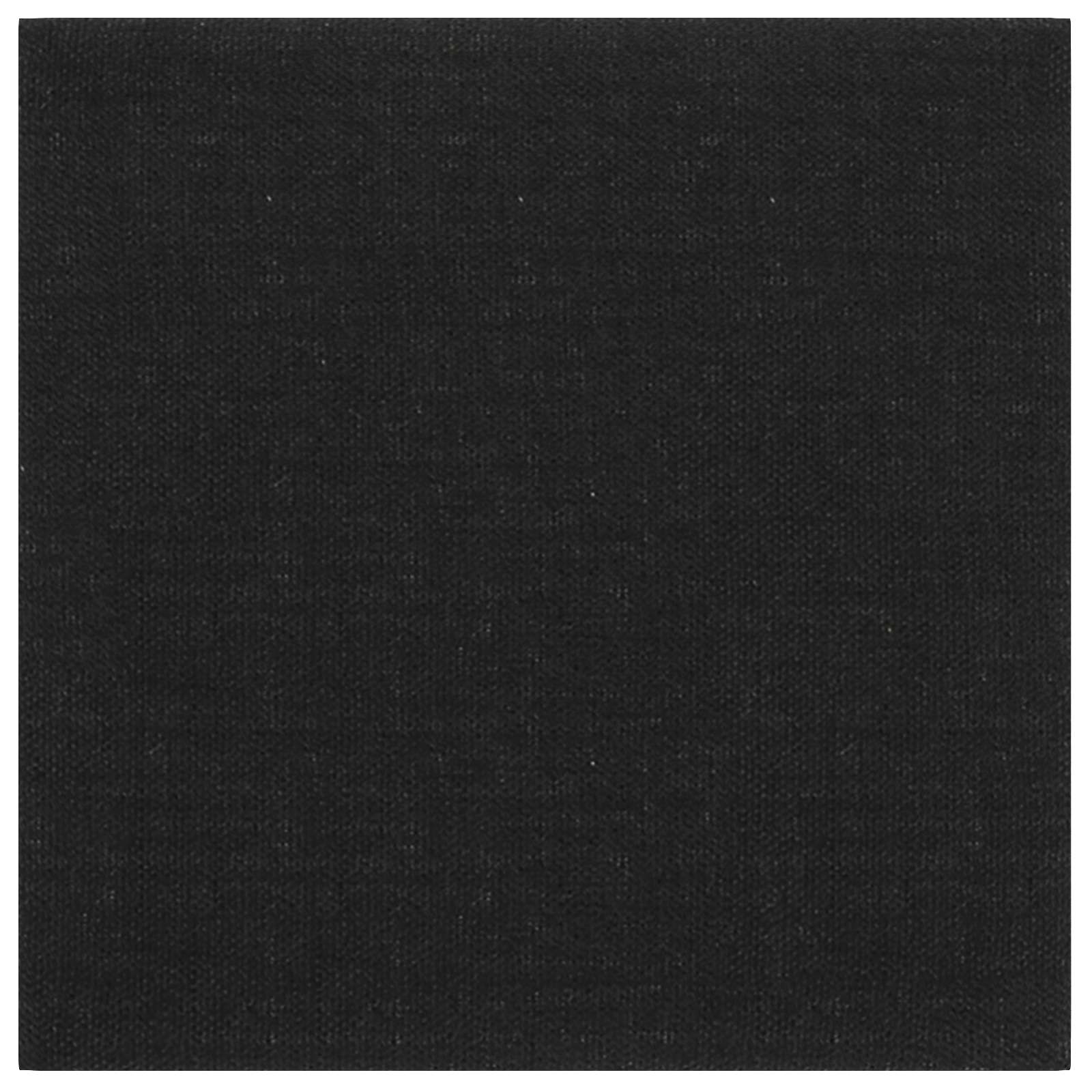 Wandkopfteilen 12 pcs 30 x 30 cm Schwarz Stoff