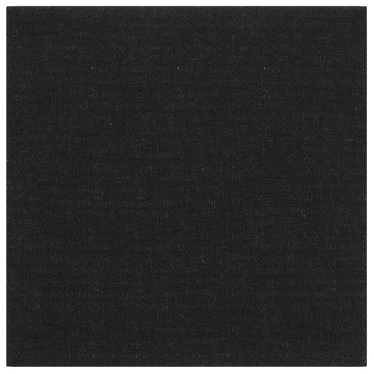 Wandkopfteilen 12 stk. 30 x 30 cm Schwarz Stoff