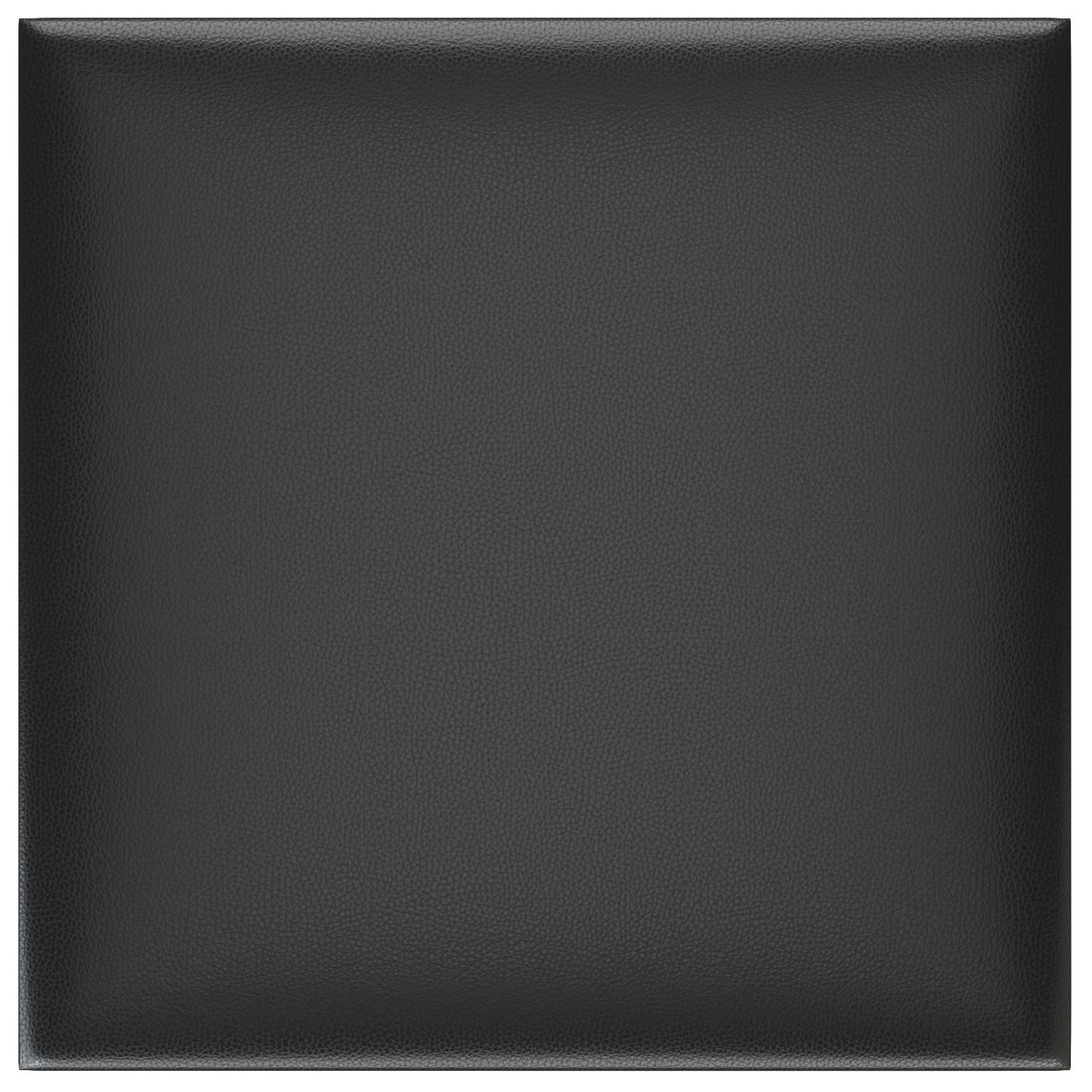 Wandkopfteilen 12 pcs 30 x 30 cm Schwarz Stoff