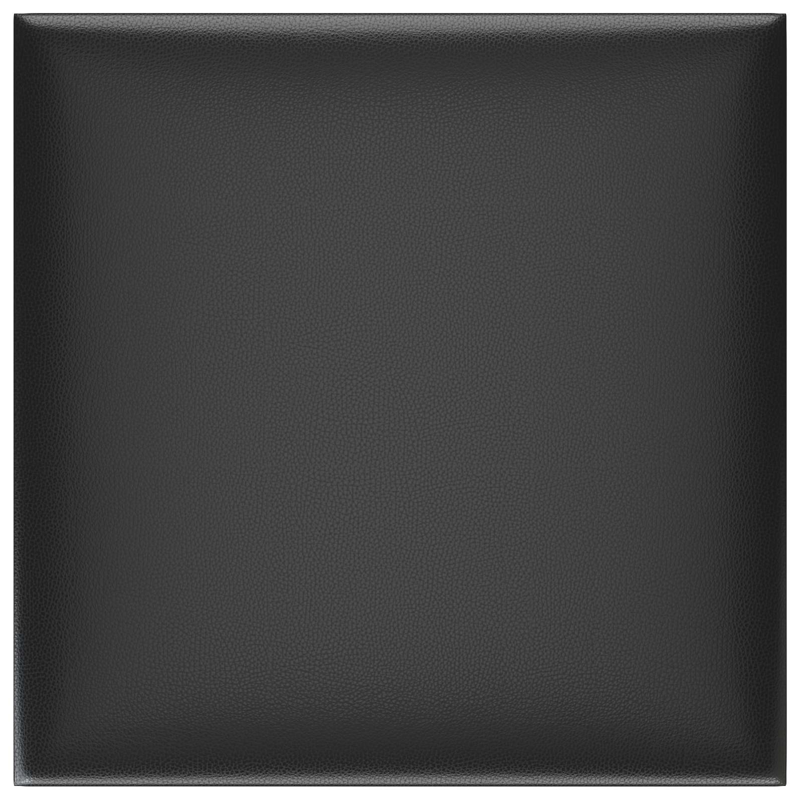 Wandkopfteilen 12 pcs 30 x 30 cm Schwarz Stoff