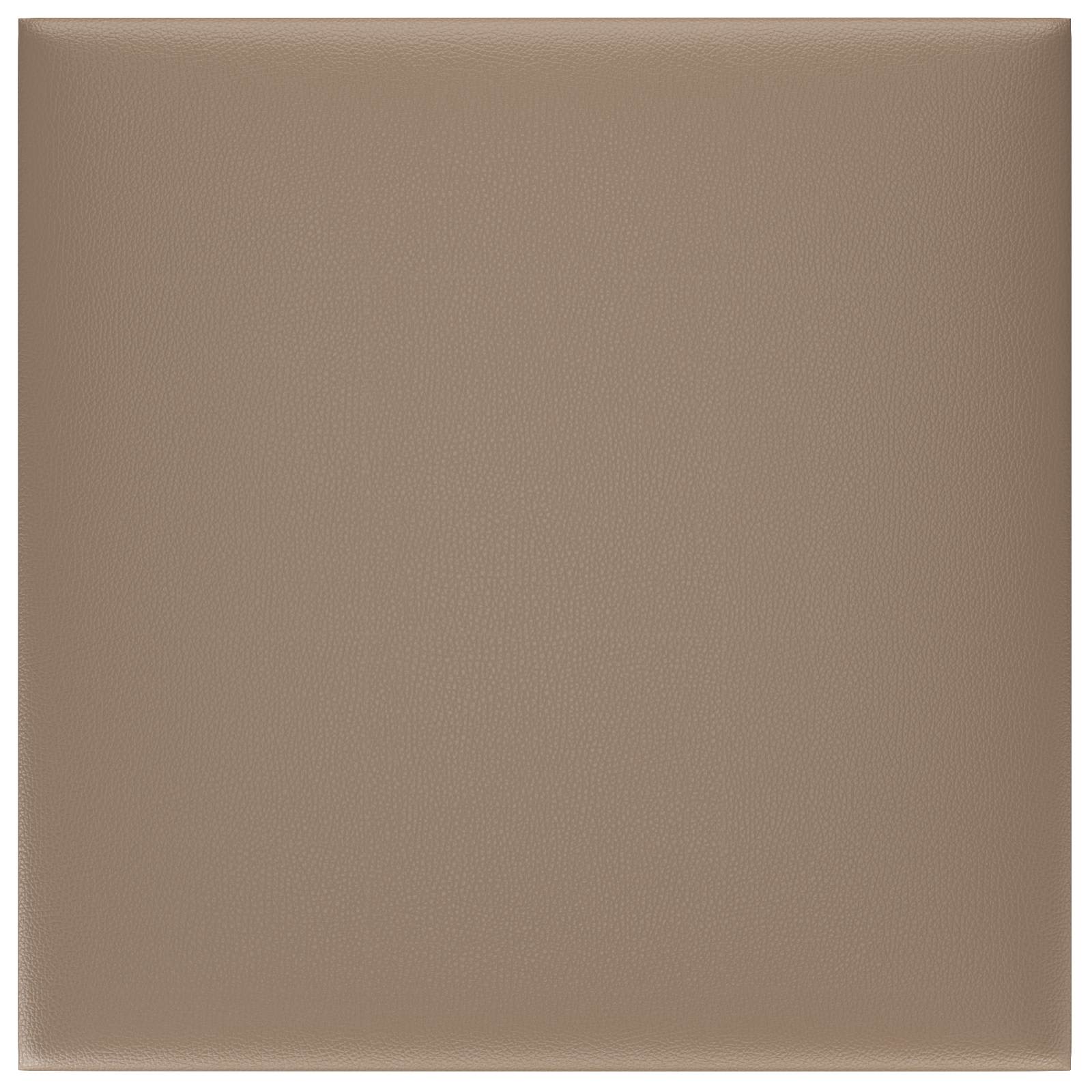 Wandkopfteilen 12 pcs 30 x 30 cm Cappuccino Stoff