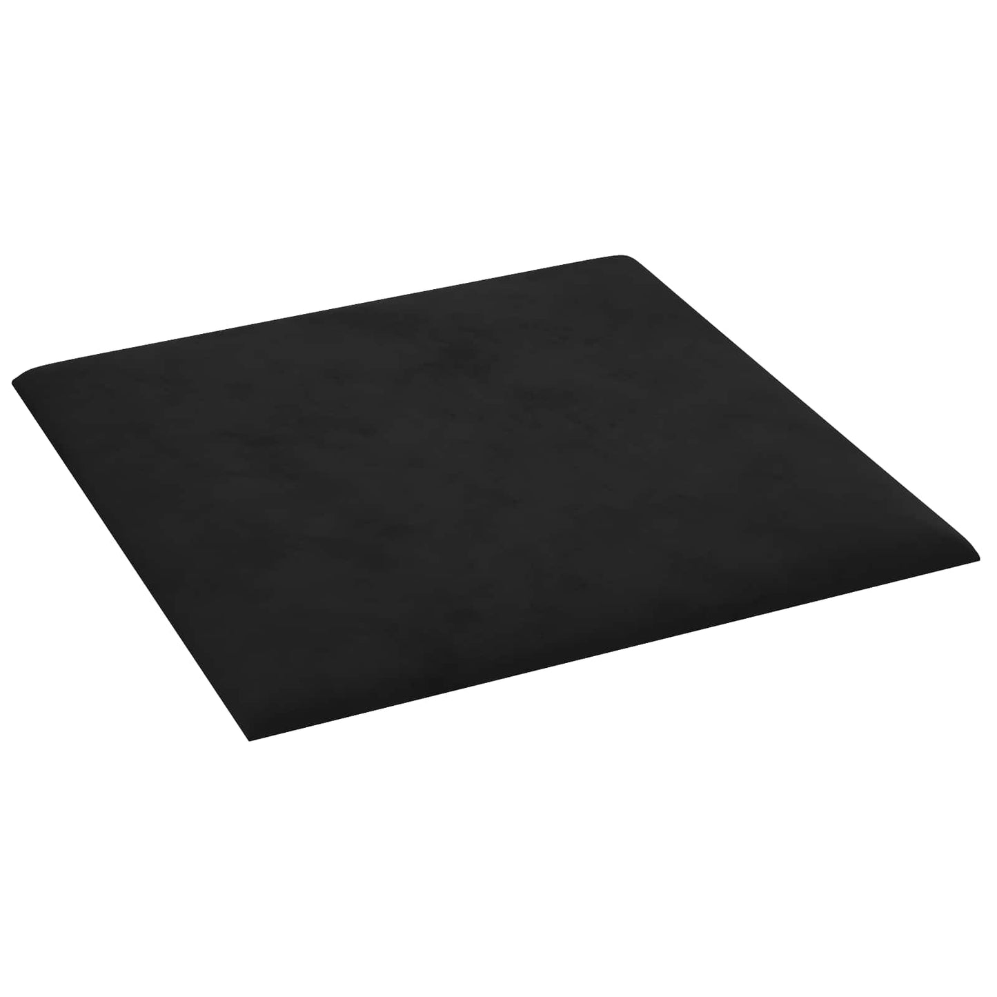 Wandkopfteilen 12 pcs Schwarz Samt