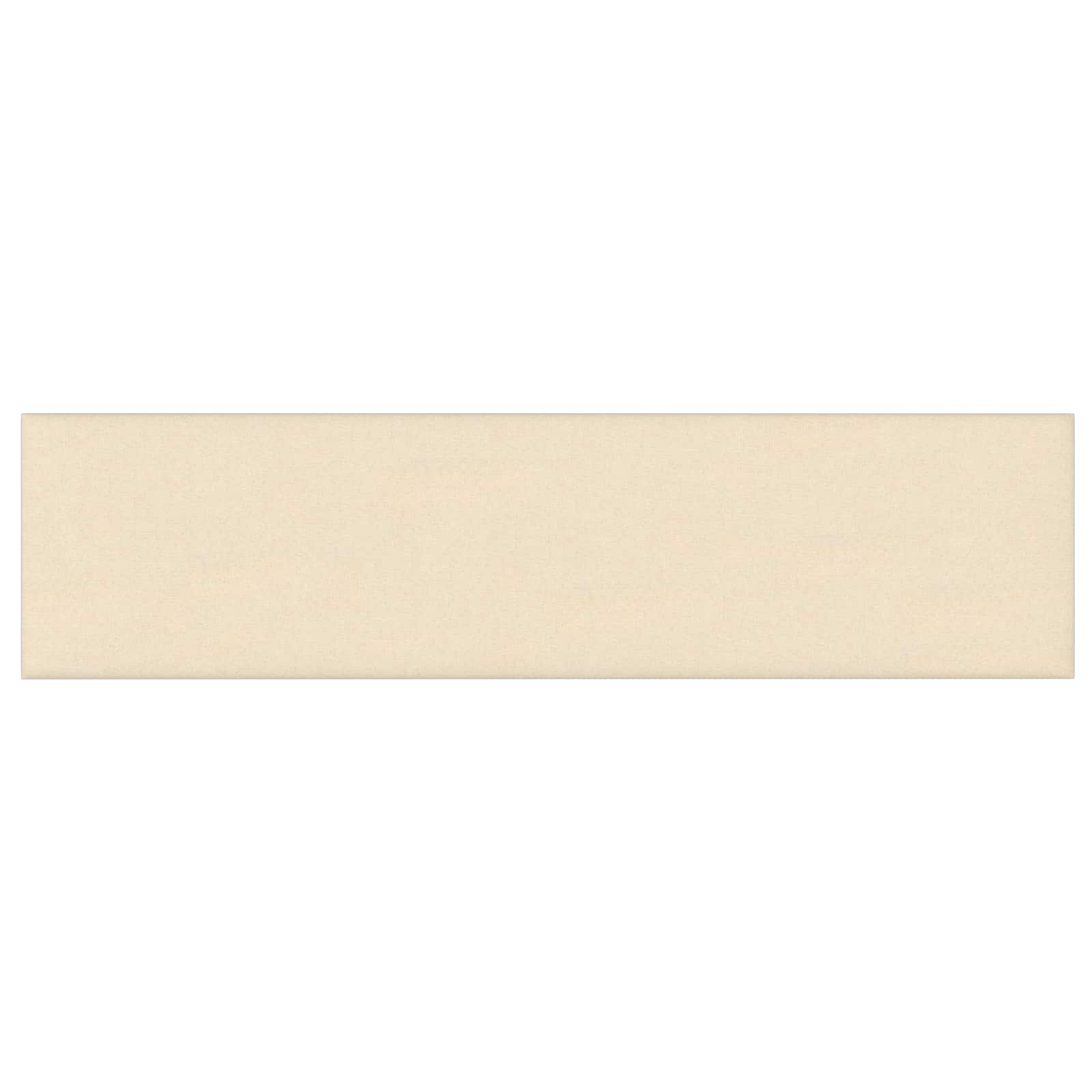 Wandkopfteilen 12 pcs 60 x 15 cm Creme Stoff