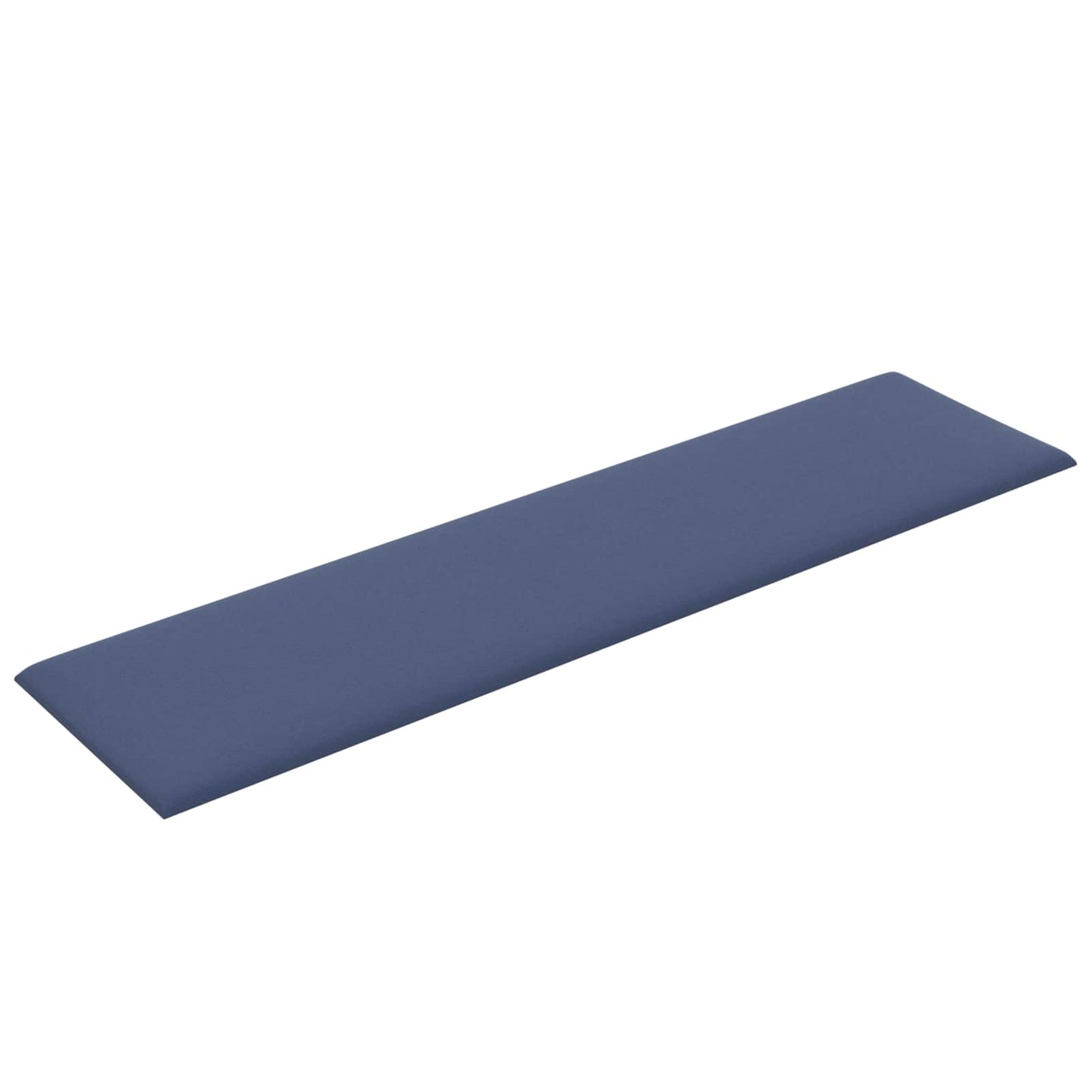 Wandkopfteilen 12 pcs 60 x 15 cm Blau Stoff