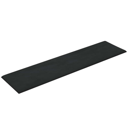 Wandkopfteilen 12 stk. Schwarz Samt