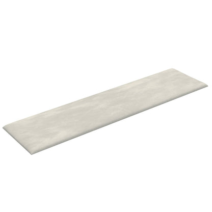 Wandkopfteilen 12 stk. Creme Samt