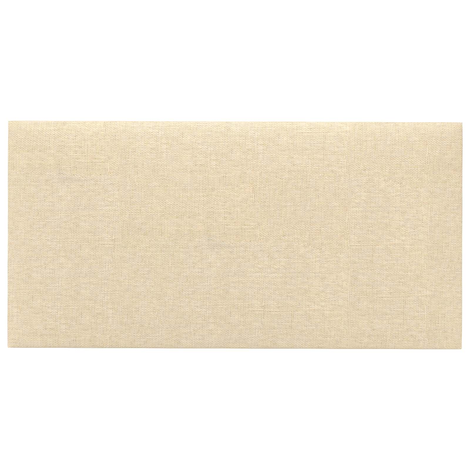 Wandkopfteilen 12 stk. 60 x 30 cm Creme Stoff