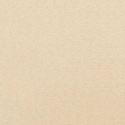 Wandkopfteilen 12 stk. 60 x 30 cm Creme Stoff