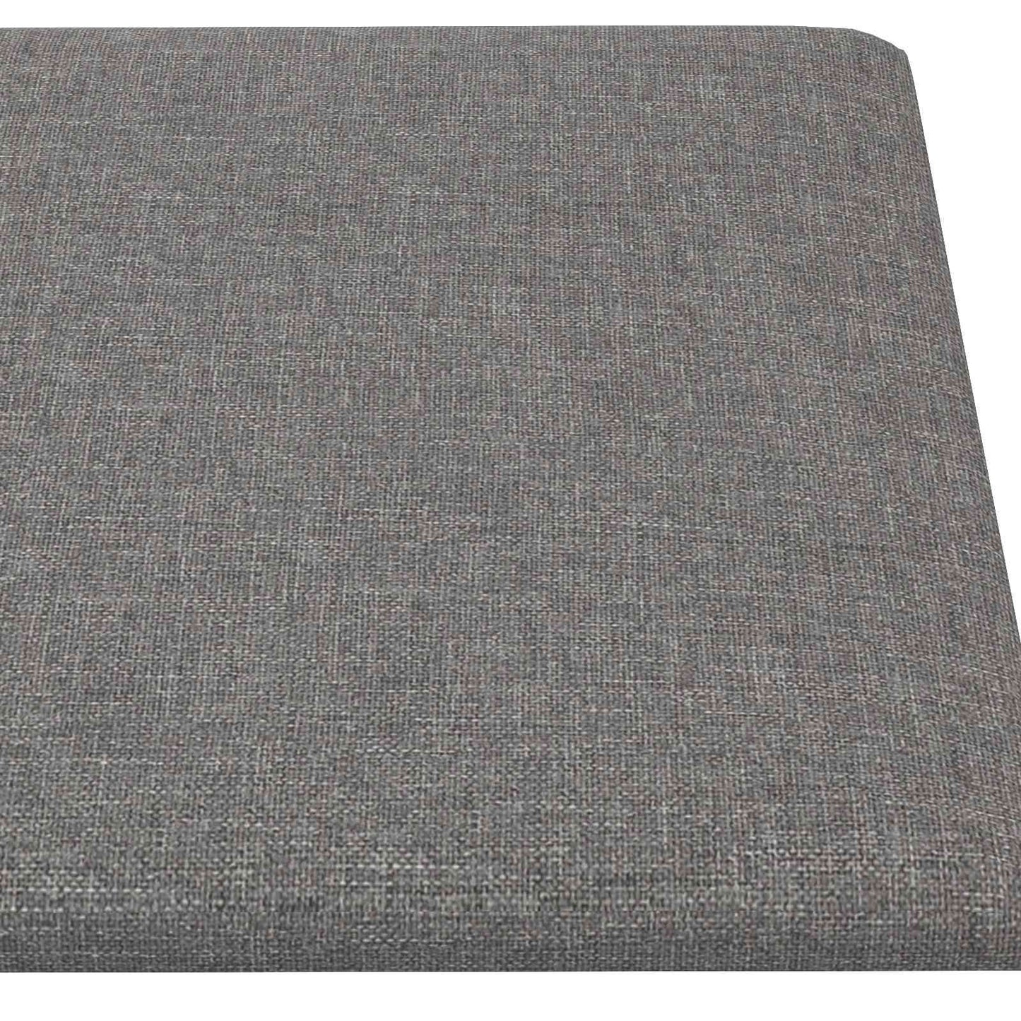 Wandkopfteilen 12 pcs 60 x 30 cm Hellgrau Stoff
