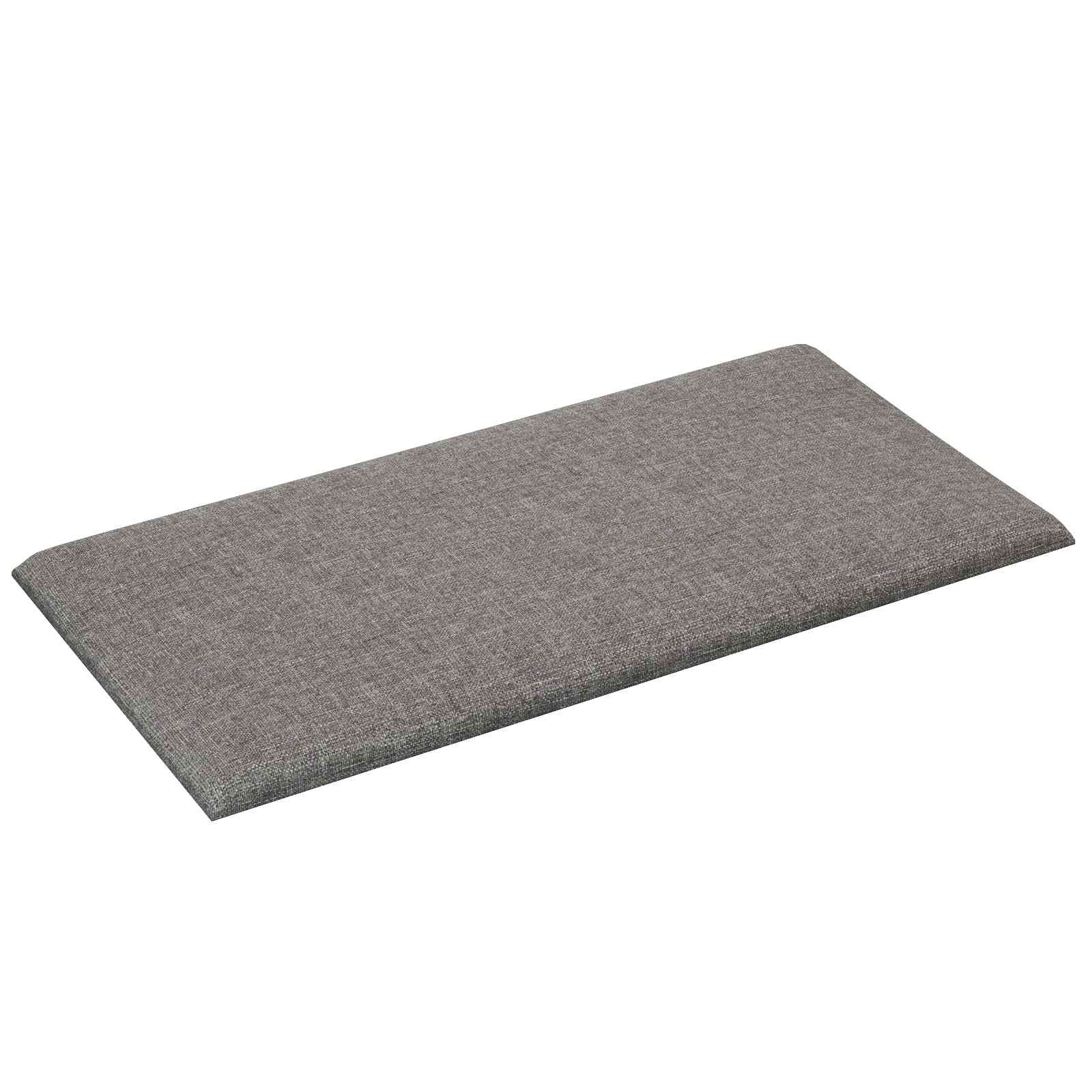 Wandkopfteilen 12 pcs 60 x 30 cm Hellgrau Stoff