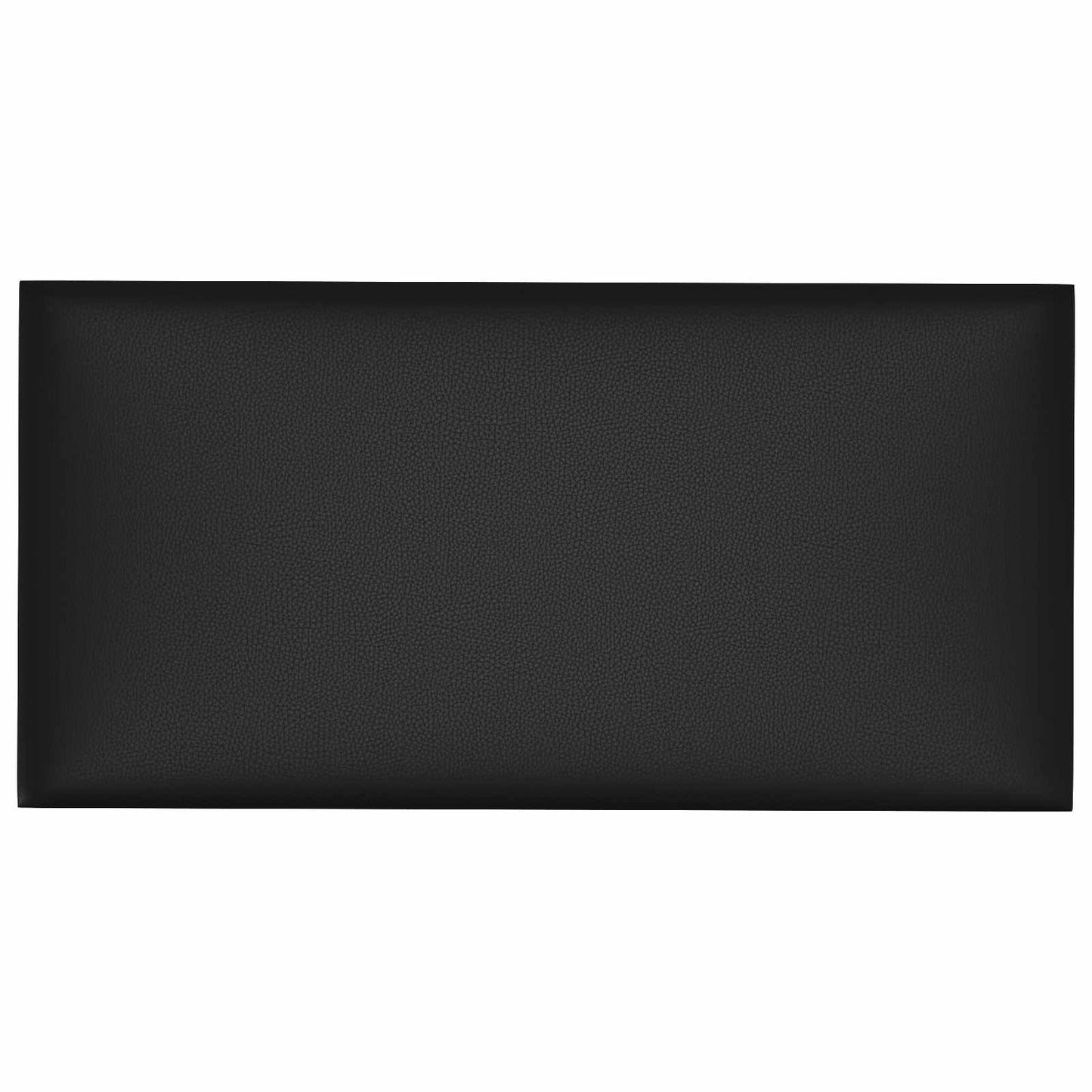 Wandkopfteilen 12 pcs 60 x 30 cm Schwarz Stoff