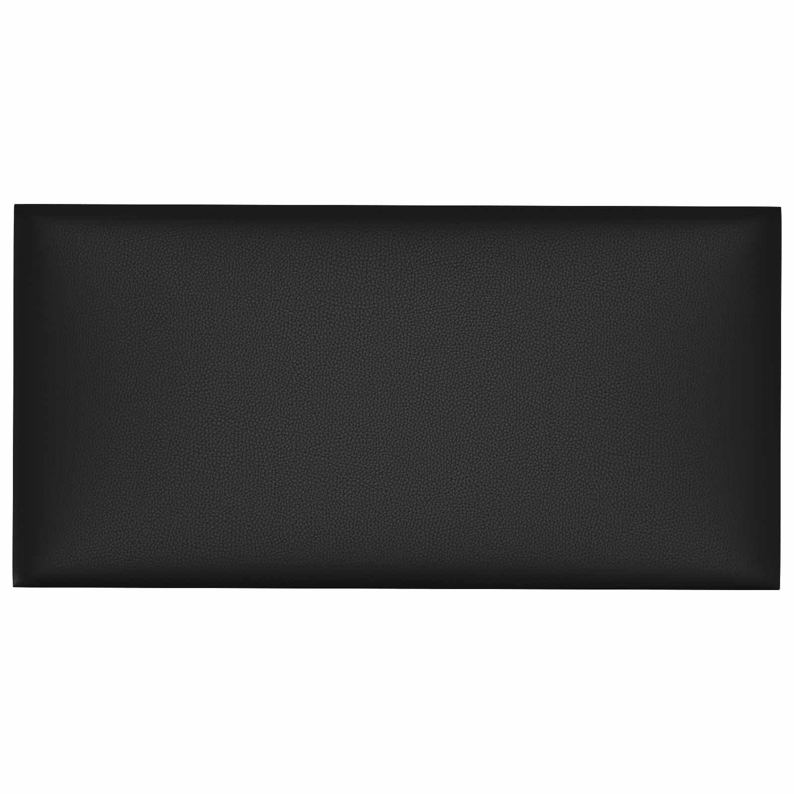 Wandkopfteilen 12 pcs 60 x 30 cm Schwarz Stoff