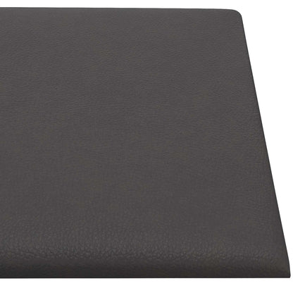 Wandkopfteilen 12 stk. 60 x 30 cm Grau Stoff