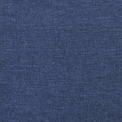 Wandkopfteilen 12 stk. 90 x 15 cm Blau Stoff