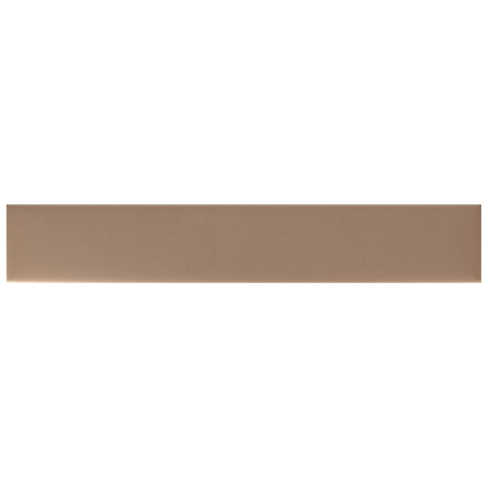Wandkopfteilen 12 stk. 90 x 15 cm Cappuccino Stoff