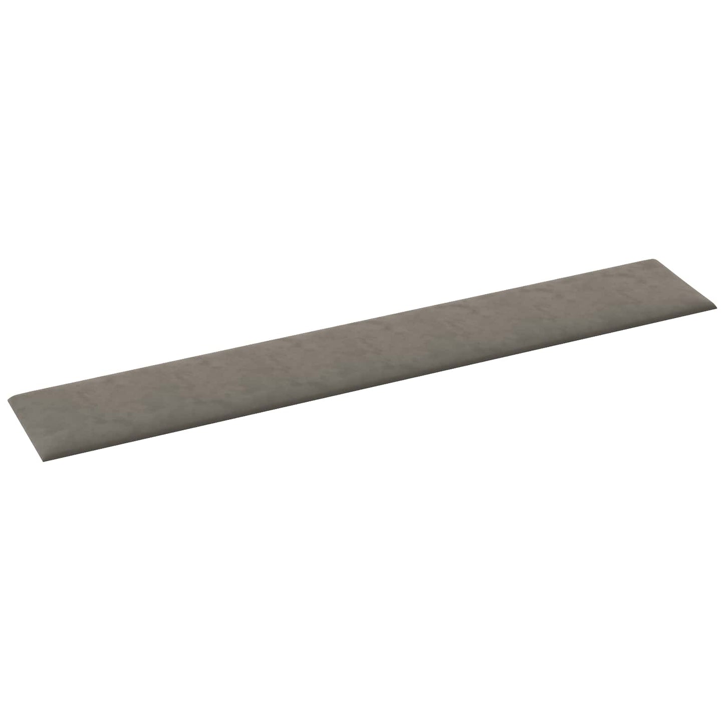 Wandkopfteilen 12 pcs Hellgrau Samt