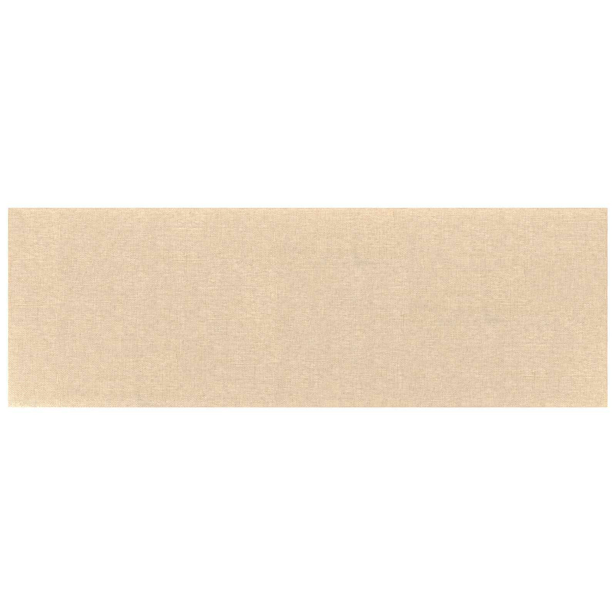 Wandkopfteilen 12 stk. 90 x 30 cm Creme Stoff
