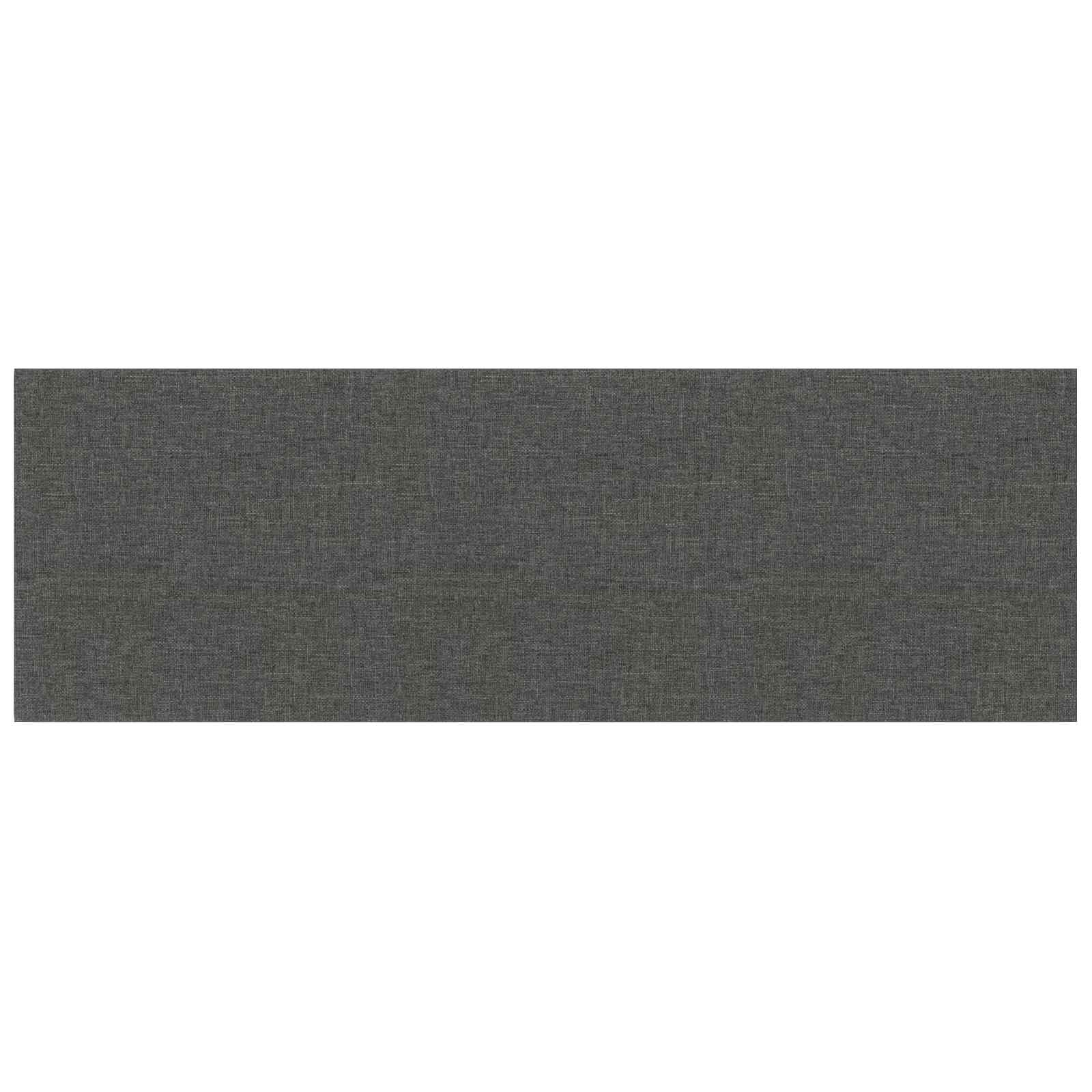 Wandkopfteilen 12 pcs Dunkelgrau 90 x 30 cm Stoff