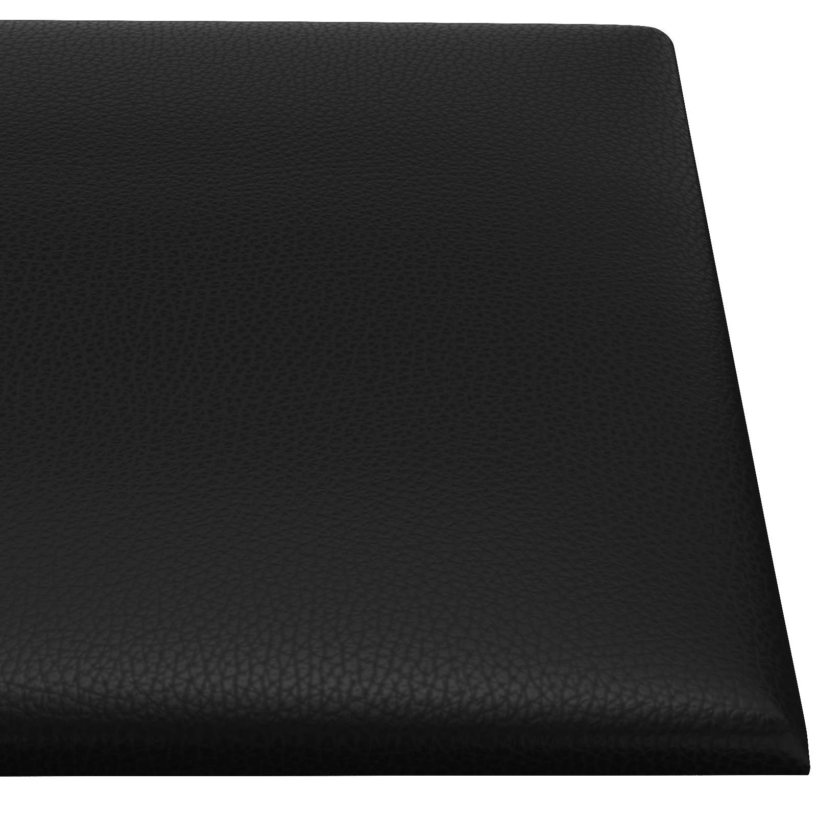 Wandkopfteilen 12 pcs 90 x 30 cm Schwarz Stoff