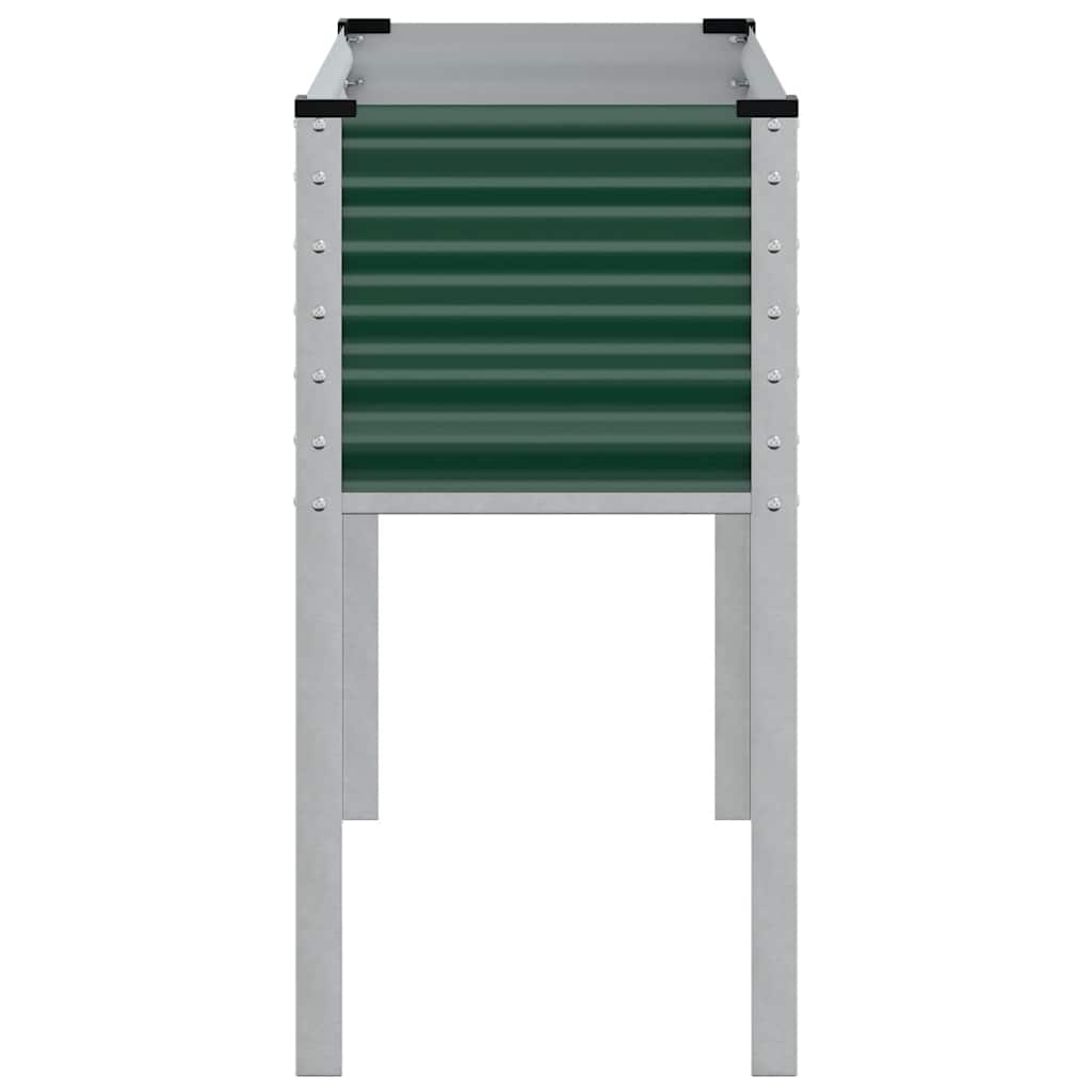 Garten-Pflanzgefäß Grün 100 x 45 x 90 cm Stahl