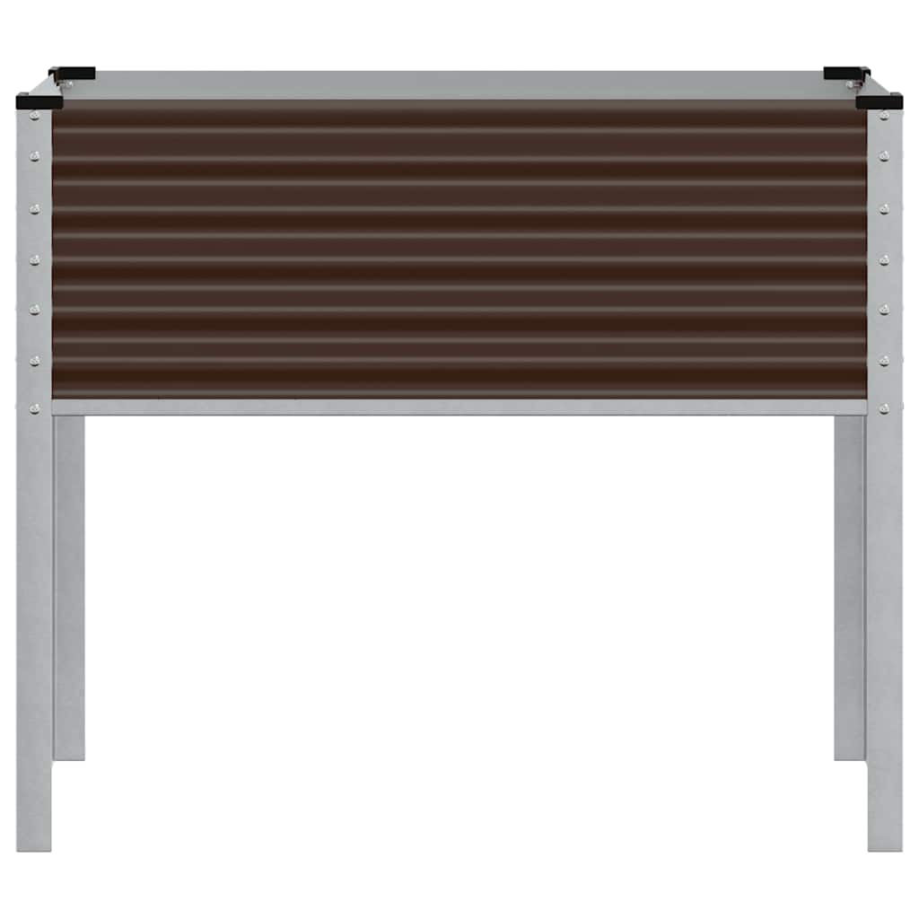 Garten-Pflanzgefäß Braun 100 x 45 x 90 cm Stahl