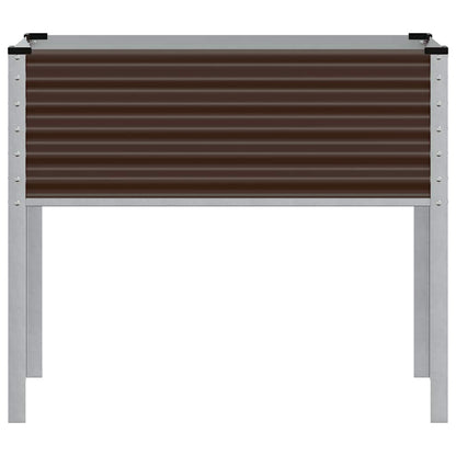 Garten-Pflanzgefäß Braun 100 x 45 x 90 cm Stahl