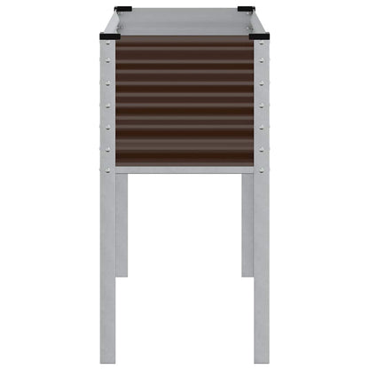 Garten-Pflanzgefäß Braun 100 x 45 x 90 cm Stahl