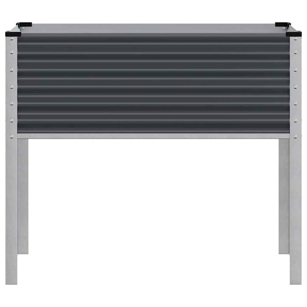 Garten-Pflanzgefäß Anthrazit 100 x 45 x 90 cm Stahl