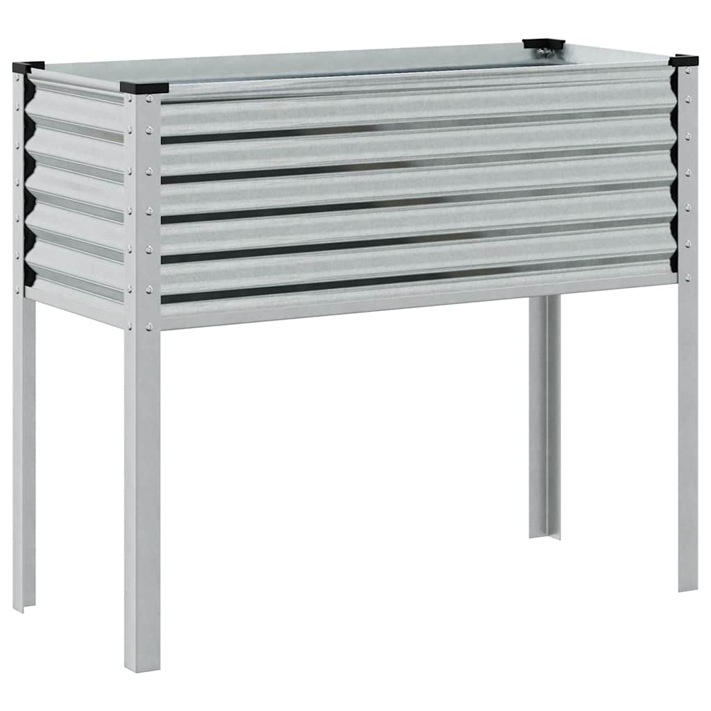 Garten-Pflanzgefäß 100 x 45 x 90 cm Verzinkter Stahl