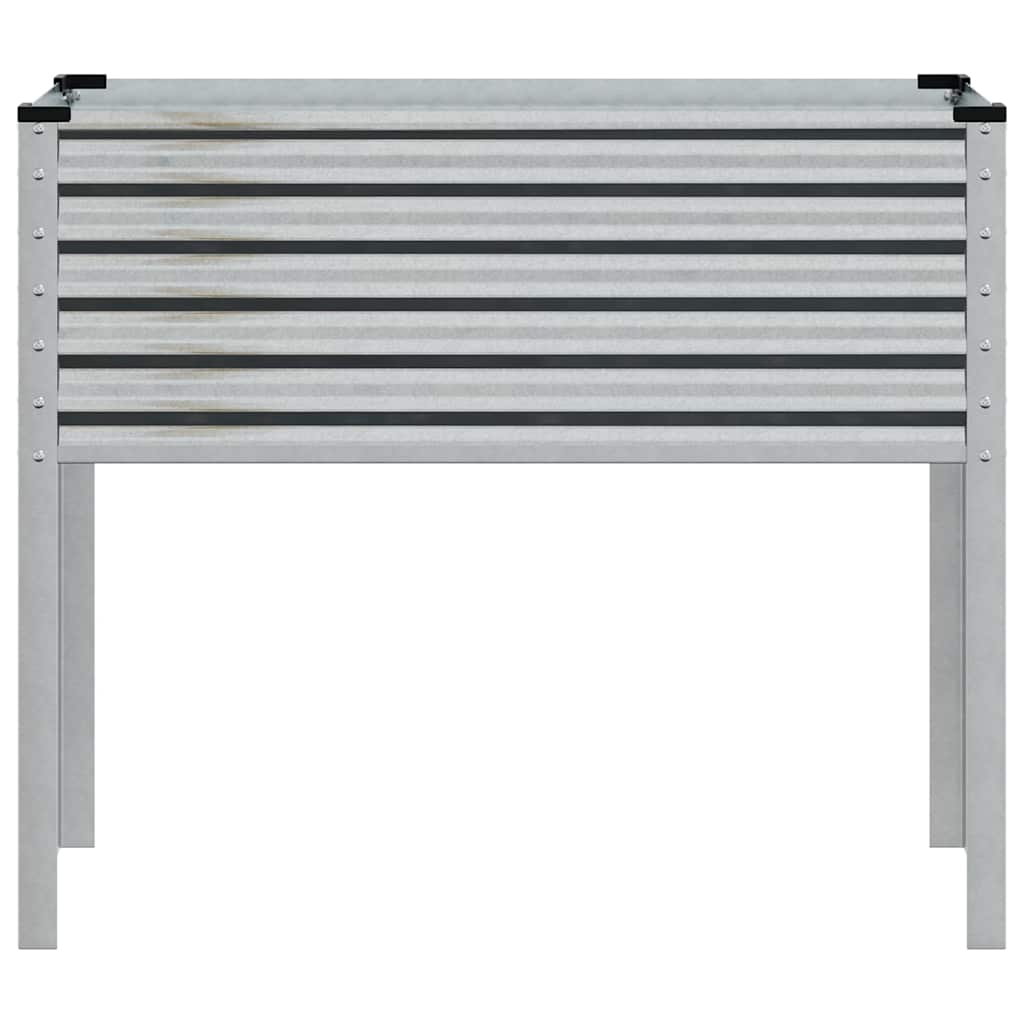 Garten-Pflanzgefäß 100 x 45 x 90 cm Verzinkter Stahl