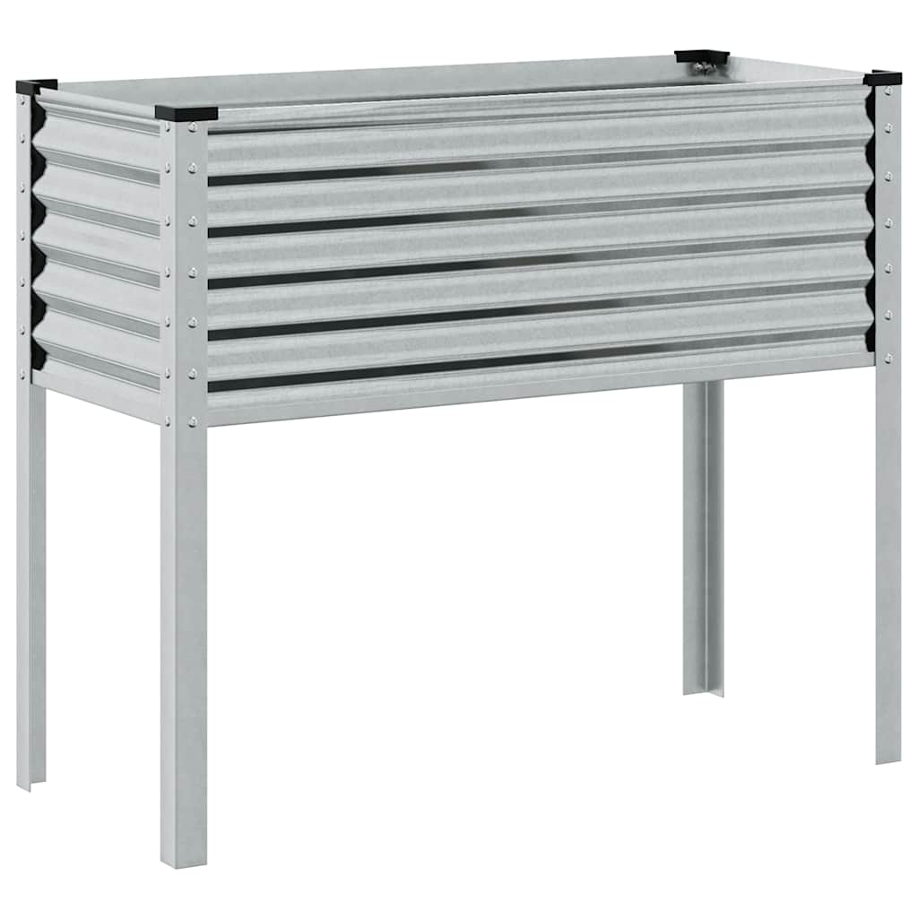 Garten-Pflanzgefäß 100 x 45 x 90 cm Verzinkter Stahl