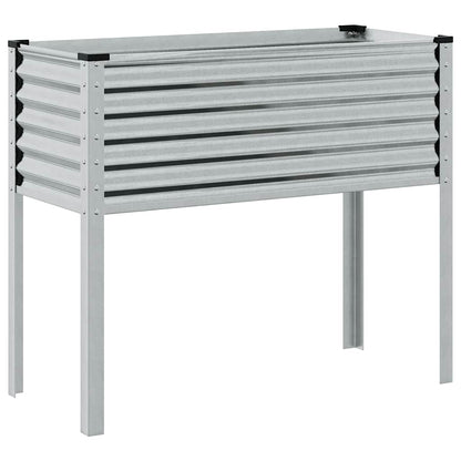 Garten-Pflanzgefäß 100 x 45 x 90 cm Verzinkter Stahl