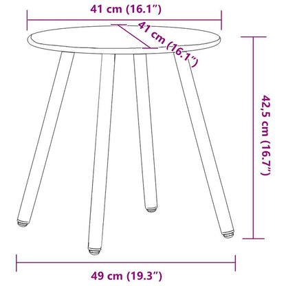 Gartenstuhl-Set 3-tlg. Schwarz und Weiß Poly Rattan