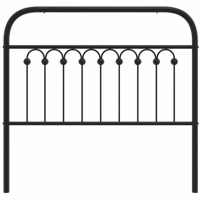 Ersatz-Kopfteil Metall Schwarz 100 cm