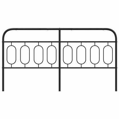 Ersatz-Kopfteil Metall Schwarz 183 cm
