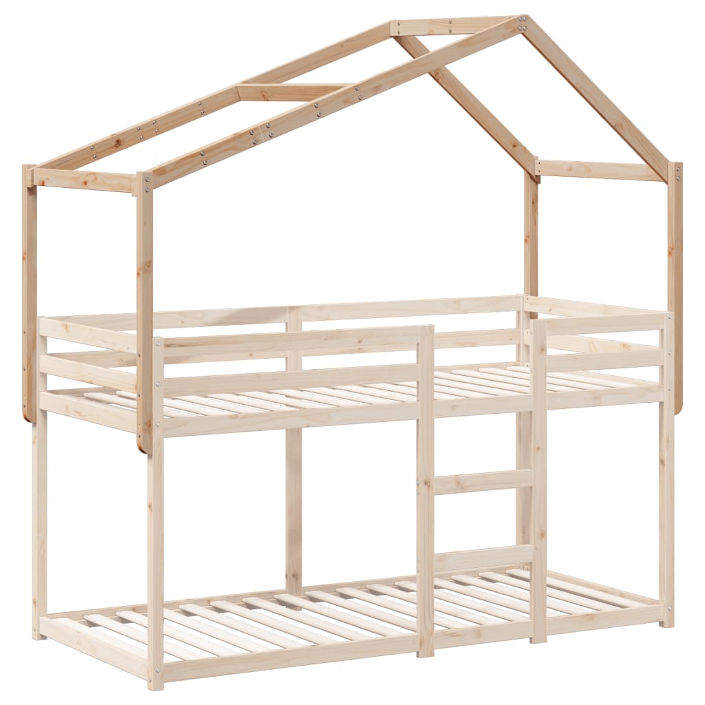 Toit pour lit enfant 213x85,5x144,5 cm en bois de pin massif