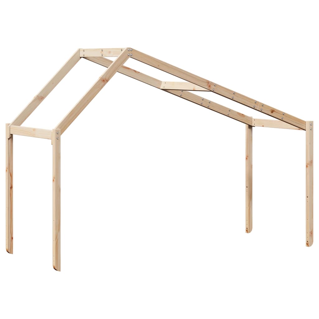 Toit pour lit enfant 213x85,5x144,5 cm en bois de pin massif