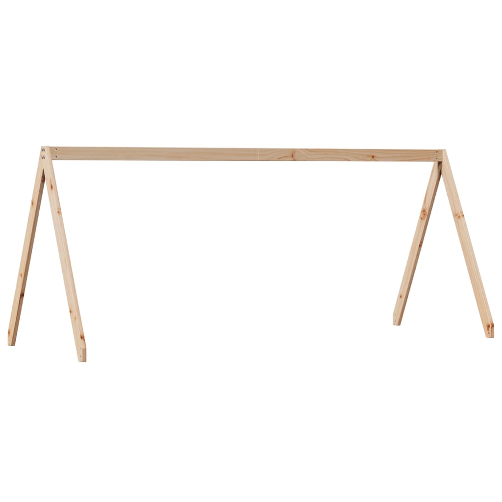 Toit pour lit enfant 199x80,5x88 cm en bois de pin massif