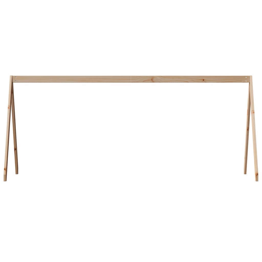 Toit pour lit enfant 199x80,5x88 cm en bois de pin massif